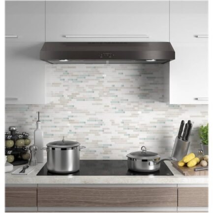 ge – 36″ convertible range hood – black stainless steel ge – 36″ convertible range hood – black stainless steel