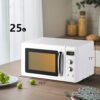arlime retro microwave, 900w/0.9cu.ft, small countertop microwave w/defrost & auto cooking, led display, pull handle, easy clean stainless steel interior, child lock, etl certification, microwave oven arlime retro microwave, 900w/0.9cu.ft, small countertop microwave w/defrost & auto cooking, led display, pull handle, easy clean stainless steel interior, child lock, etl certification, microwave oven