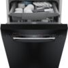bosch – 300 series 18″ front control smart built in dishwasher with 3rd rack and 46 dba – black bosch – 300 series 18″ front control smart built in dishwasher with 3rd rack and 46 dba – black