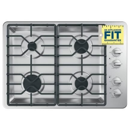 ge – 30″ built in gas cooktop – stainless steel ge – 30″ built in gas cooktop – stainless steel
