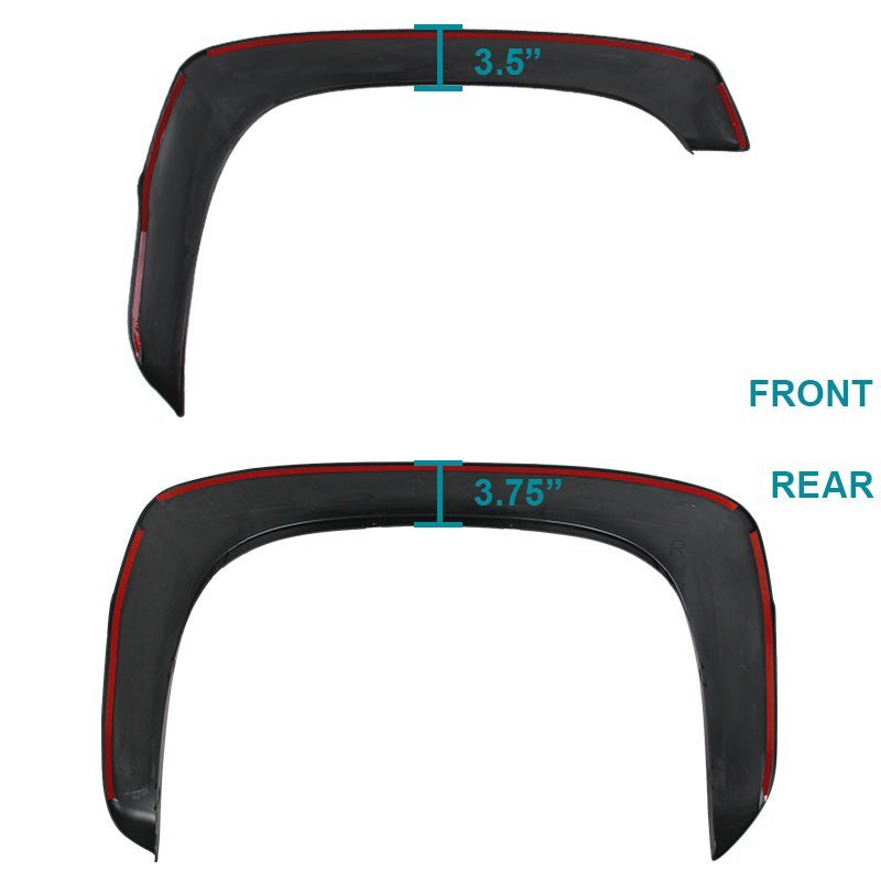 spec d tuning 4pc front + rear factory style fender flares compatible with chevy silverado gmc sierra 1999 2007 spec d tuning 4pc front + rear factory style fender flares compatible with chevy silverado gmc sierra 1999 2007