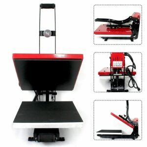16″x20″ slide out auto open heat press machine clamshell slide out base t shirt