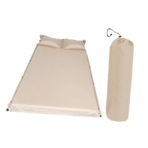 simhoa automatic inflatable mattress camping sleeping pad built in pump compact self inflating air mattress for hiking picnic travel double