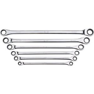 sk tools sk89350 metal double bx spline wrench set – 2xl – 6 piece