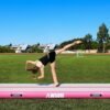 awsum inflatable air gymnastics mat 10 ft 13 ft 16 ft training mat 4 inches thick tumble track air roller with electric pump for home/gym awsum inflatable air gymnastics mat 10 ft 13 ft 16 ft training mat 4 inches thick tumble track air roller with electric pump for home/gym