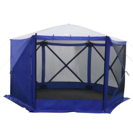 ozark trail 6 hub outdoor camping 11’x10’x88.5″ screen house, 1 room, blue ozark trail 6 hub outdoor camping 11’x10’x88.5″ screen house, 1 room, blue