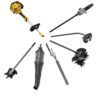 dewalt dxgst227cs 27 cc 2 stroke gas curved shaft string trimmer with attachment capability dewalt dxgst227cs 27 cc 2 stroke gas curved shaft string trimmer with attachment capability