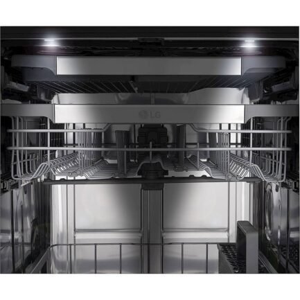 lg – signature top control built in dishwasher with stainless steel tub, truesteam, 3rd rack, 38dba – textured steel lg – signature top control built in dishwasher with stainless steel tub, truesteam, 3rd rack, 38dba – textured steel