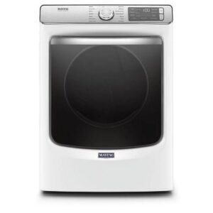 maytag med8630h 27″ wide 7.3 cu. ft. energy star certified electric dryer – white