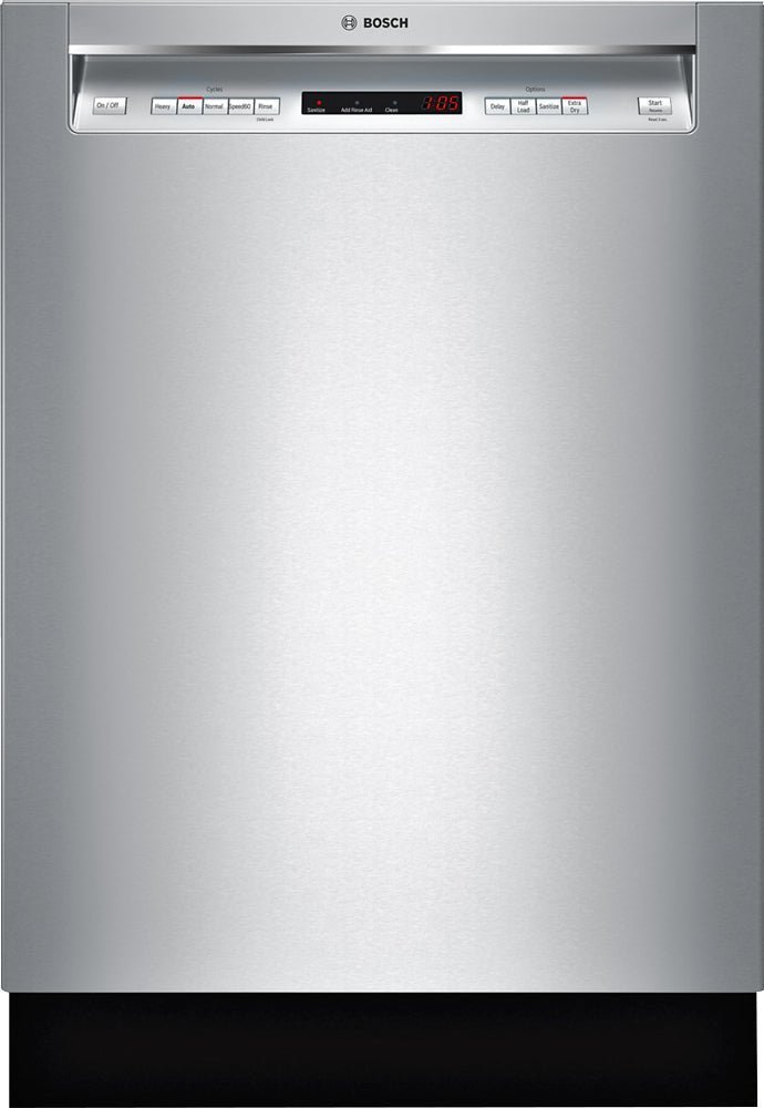 bosch – 300 series 24″ recessed handle dishwasher with stainless steel tub – stainless steel bosch – 300 series 24″ recessed handle dishwasher with stainless steel tub – stainless steel