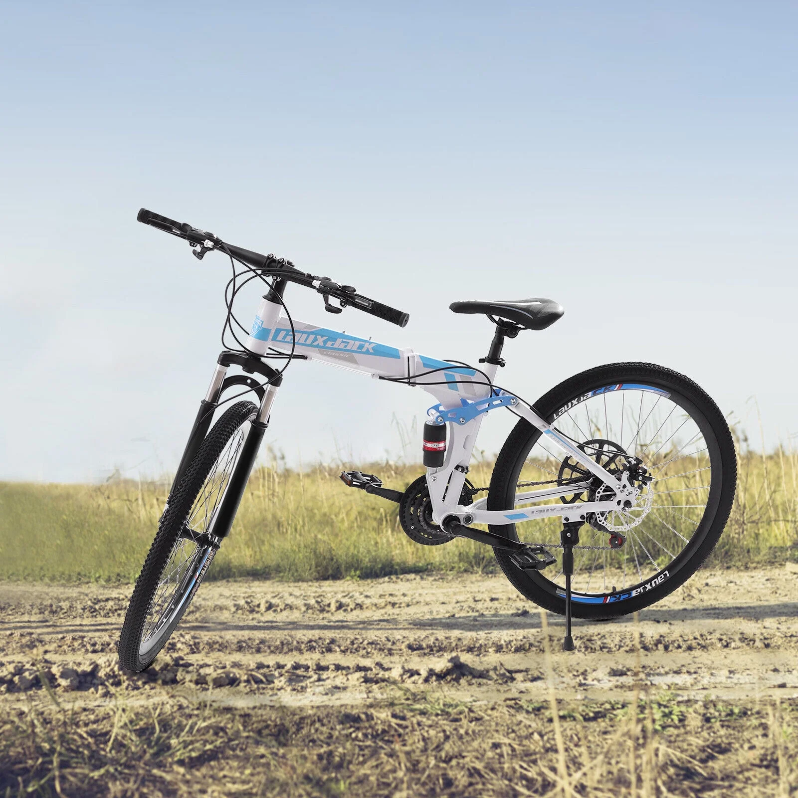26 inch foldable mountain bike 21 speed full suspension folding bicycles with high carbon steel,double disc brake outroad mtb bicycles for adults men women 26 inch foldable mountain bike 21 speed full suspension folding bicycles with high carbon steel,double disc brake outroad mtb bicycles for adults men women