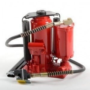 12 ton air operated powered power over hydraulic portable bottle jack lift