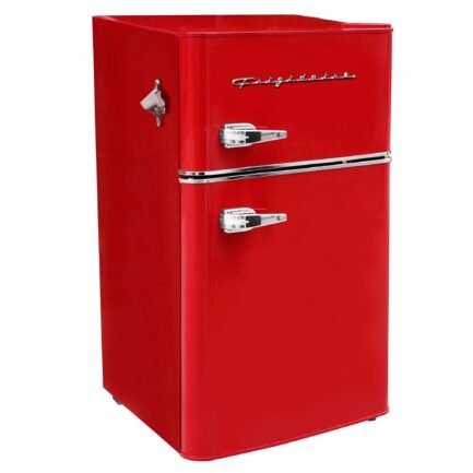 frigidaire 3.2 cu ft 2 door retro mini fridge refrigerator with freezer (used)💝 last day for clearance frigidaire 3.2 cu ft 2 door retro mini fridge refrigerator with freezer (used)💝 last day for clearance