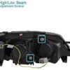 drl led light bar strip projector headlight head lamp replacement in black housing clear lens made for and compatible with 2008 – 2014 subaru impreza wrx 08 11 outback sport drl led light bar strip projector headlight head lamp replacement in black housing clear lens made for and compatible with 2008 – 2014 subaru impreza wrx 08 11 outback sport