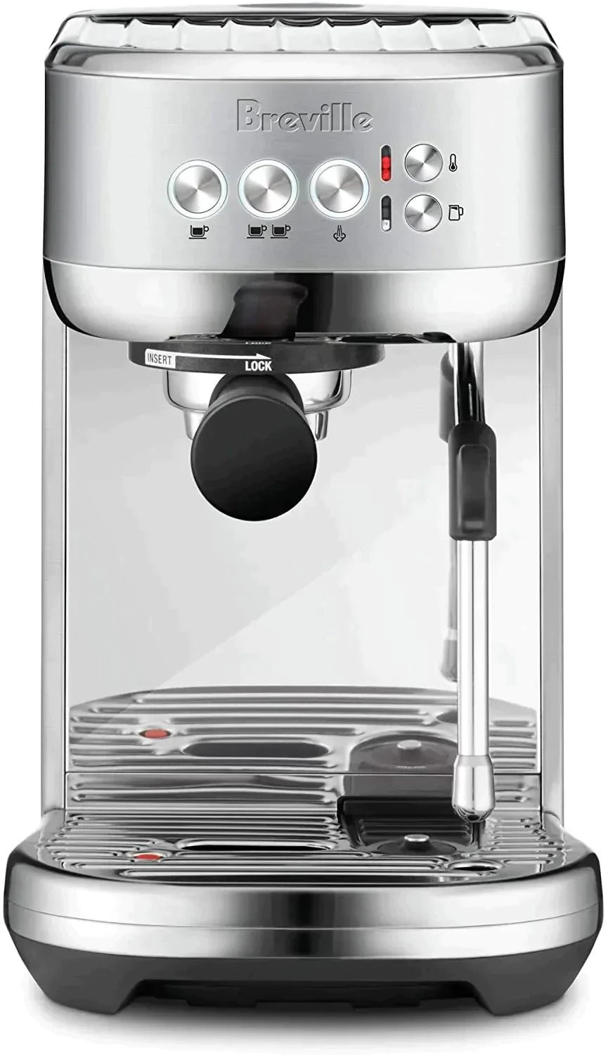 breville bes500bss bambino plus espresso machine – brushed stainless steel breville bes500bss bambino plus espresso machine – brushed stainless steel