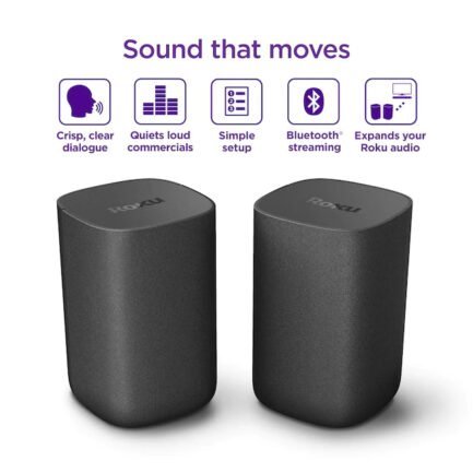 roku 6.1 in 80 watt set of 2 smart indoor portable speaker💝 last day for clearance roku 6.1 in 80 watt set of 2 smart indoor portable speaker💝 last day for clearance