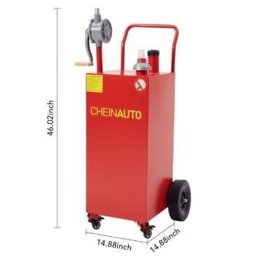 gas caddy, 35 gallon fuel transfer tanks with casters & wheels portable fuel storage tank for cars, boats, lawn mowers gas caddy, 35 gallon fuel transfer tanks with casters & wheels portable fuel storage tank for cars, boats, lawn mowers