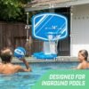 gosports splash hoop swimming pool basketball game�� includes poolside water basketball hoop�� 2 balls and pump gosports splash hoop swimming pool basketball game�� includes poolside water basketball hoop�� 2 balls and pump