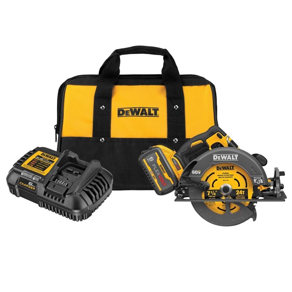 flexvolt 60v max* 7 1/4 worm drive style saw (9.0ah battery) kit dcs577x1 from flexvolt 60v max* 7 1/4 worm drive style saw (9.0ah battery) kit dcs577x1 from