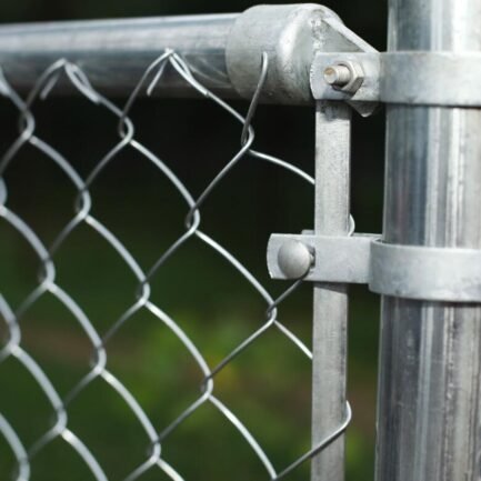 aleko kitclf6x50 galvanized steel 6 x 50 ft. chain link fence complete kit aleko kitclf6x50 galvanized steel 6 x 50 ft. chain link fence complete kit