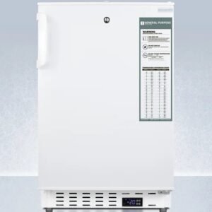 20″ wide built in vaccine all freezer, ada compliant