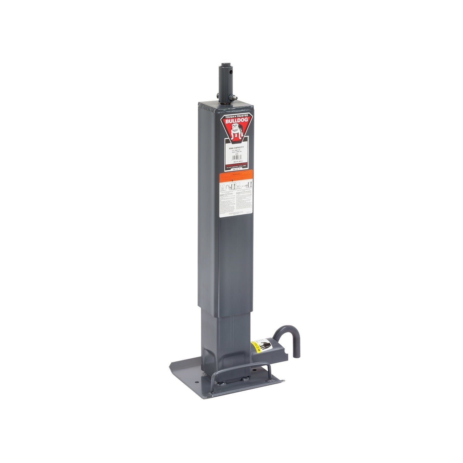 bulldog 182300 hd topwind heavy duty square trailer jack, 12,000 pound capacity bulldog 182300 hd topwind heavy duty square trailer jack, 12,000 pound capacity