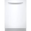 bosch – 500 series 24″ top control built in dishwasher with stainless steel tub, 3rd rack, 44 dba – white bosch – 500 series 24″ top control built in dishwasher with stainless steel tub, 3rd rack, 44 dba – white