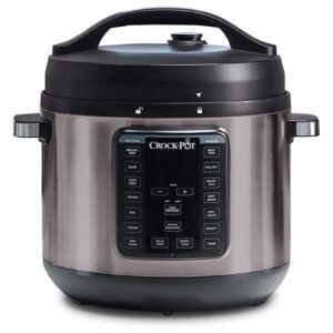 crock pot 8qt 13 program crock pressure cooker w/ lid, (open box)