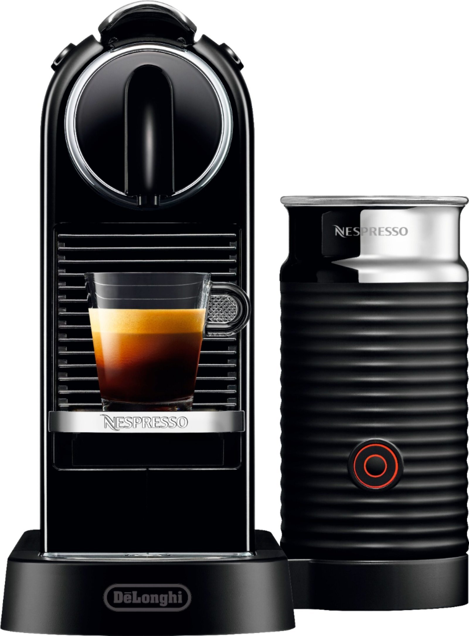 de’longhi – nespresso citiz espresso machine by de’longhi with milk frother – limousine black de’longhi – nespresso citiz espresso machine by de’longhi with milk frother – limousine black