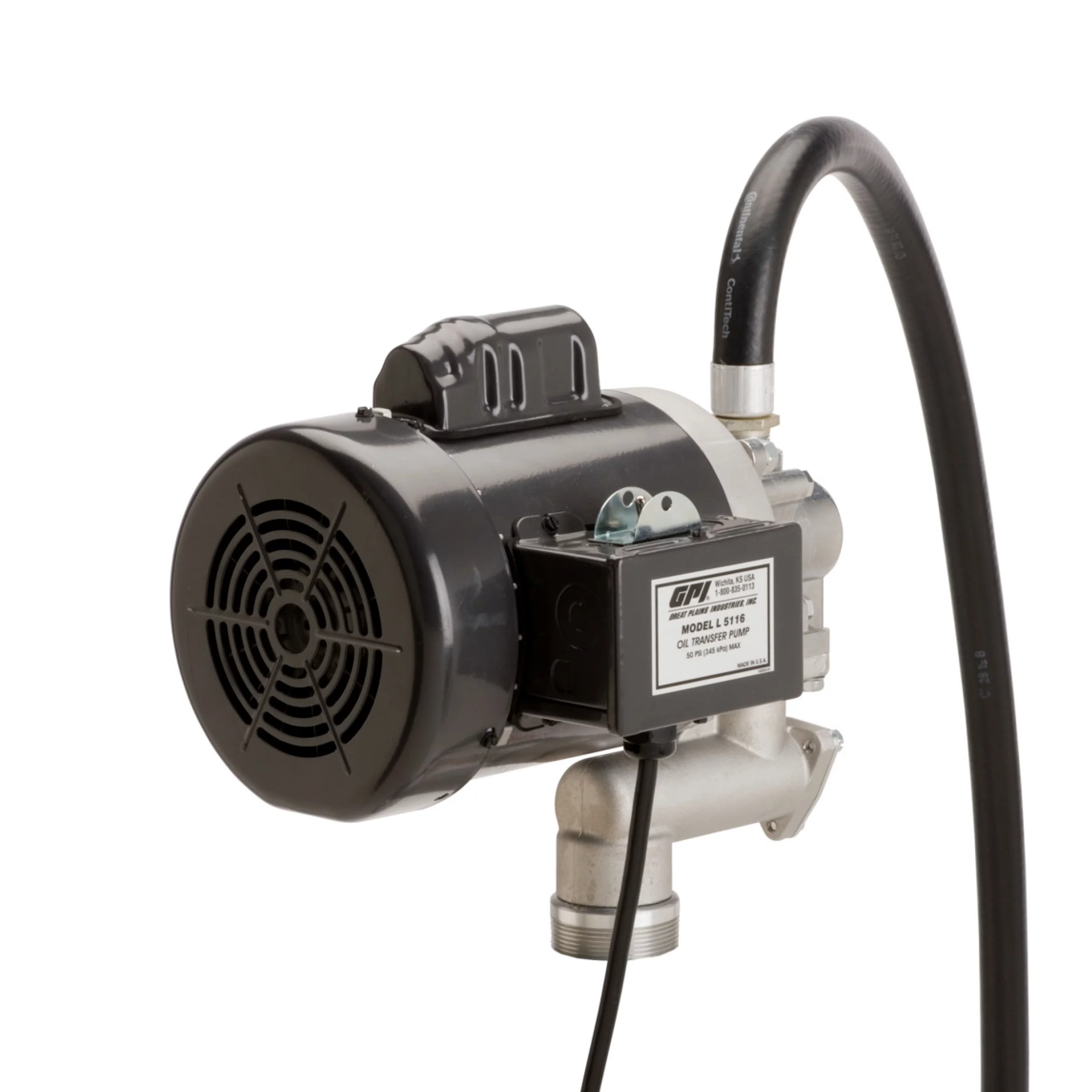 gpi – l5116 high viscosity oil pump (142100 01) – 16 qpm, 115v/230v ac, with hose & nozzle gpi – l5116 high viscosity oil pump (142100 01) – 16 qpm, 115v/230v ac, with hose & nozzle