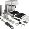 breville bes840xl infuser espresso machine, brushed stainless steel breville bes840xl infuser espresso machine, brushed stainless steel