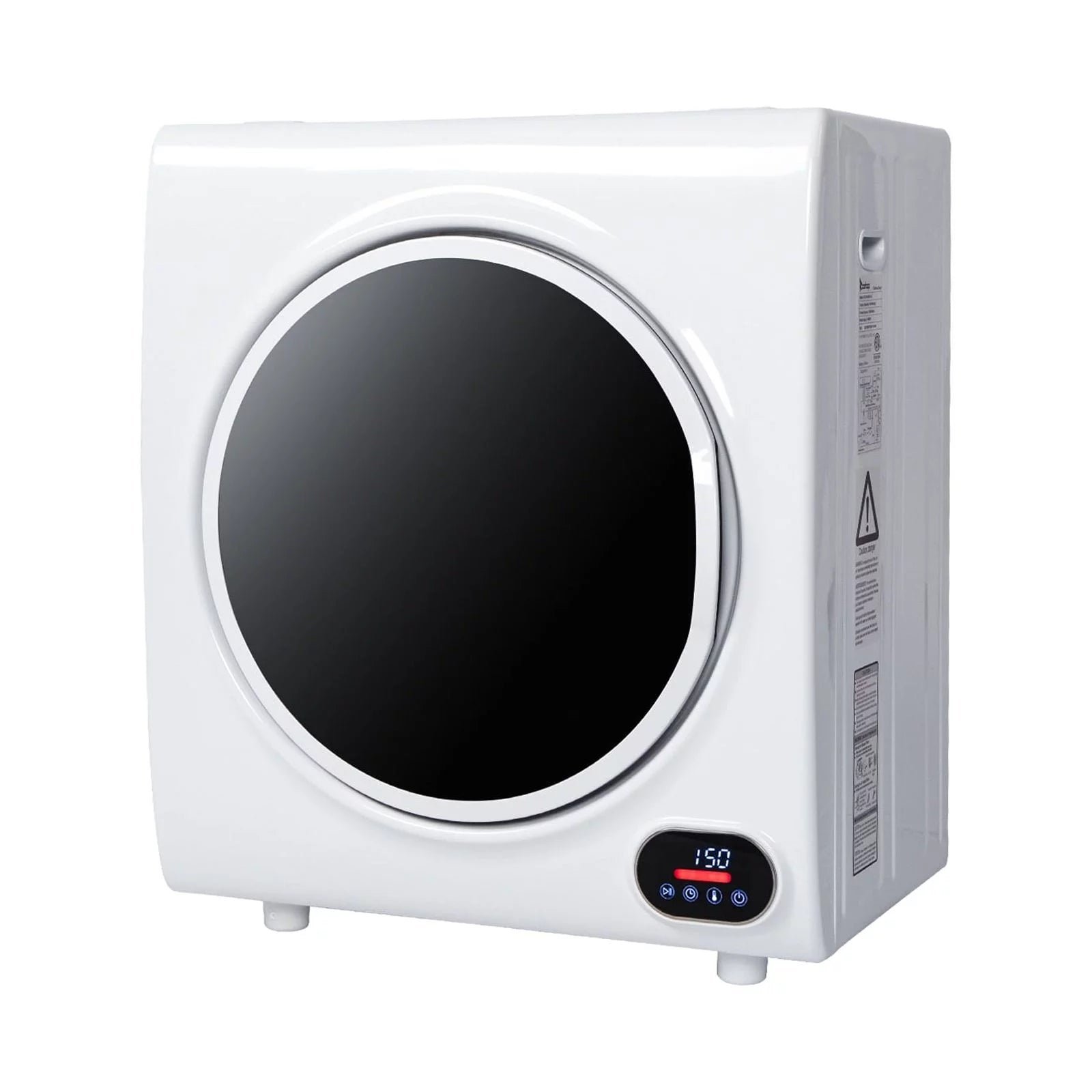 compact portable household clothes dryer with led display, 2.6cuft drum dryer – white, 110v 4kg capacity, energy efficient home appliance compact portable household clothes dryer with led display, 2.6cuft drum dryer – white, 110v 4kg capacity, energy efficient home appliance