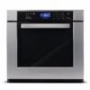 30 in. 5 cu. ft. single electric wall oven with true european convection and self cleaning in stainless steel 30 in. 5 cu. ft. single electric wall oven with true european convection and self cleaning in stainless steel