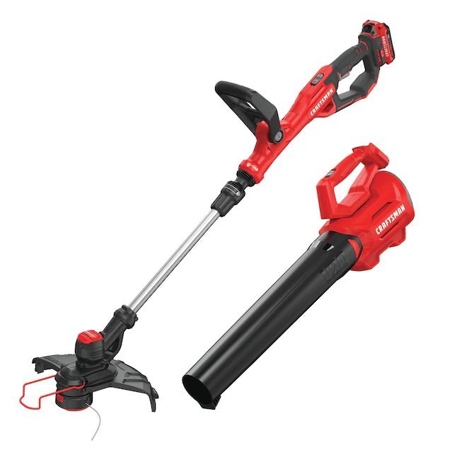 craftsman cmck197d1 v20 2 piece 20 volt max cordless power equipment combo kit