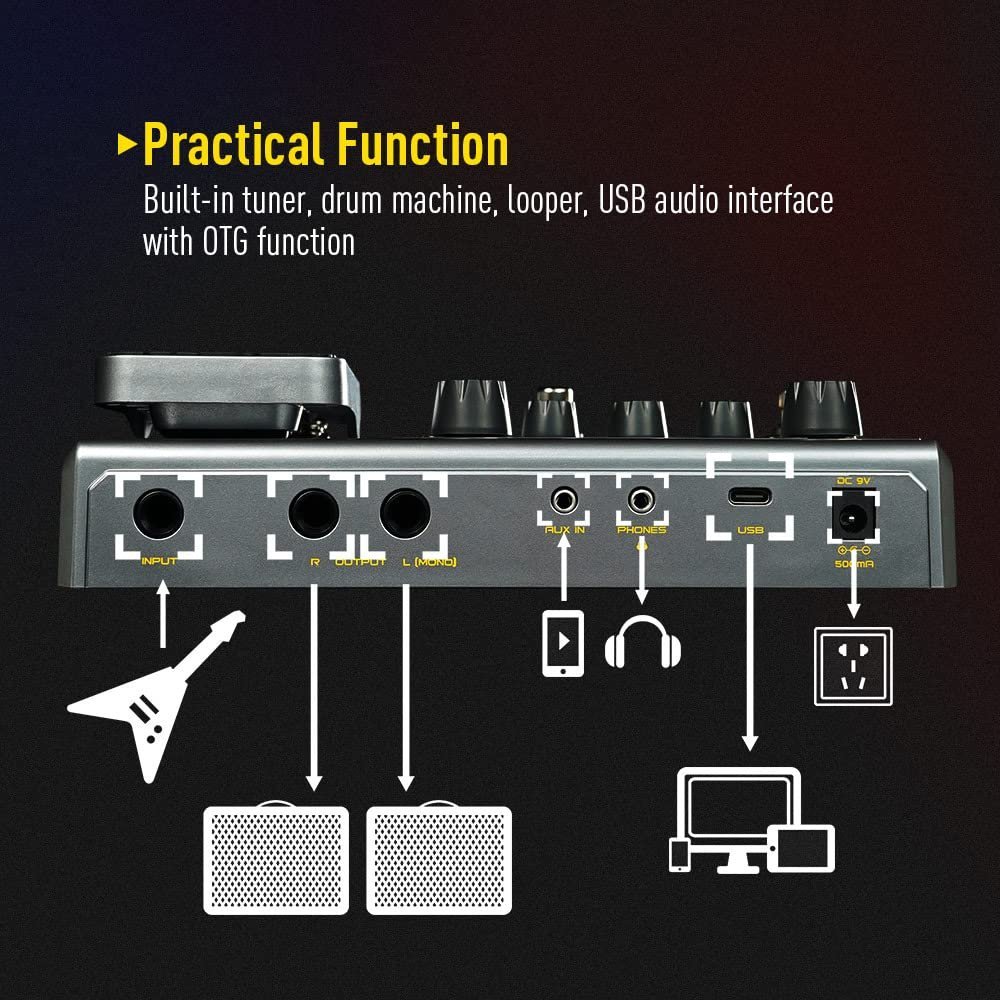 sonicake multi effects processor with expression pedal guitar bass amp modeling ir cabinets simulation stereo otg usb audio interface matribox sonicake multi effects processor with expression pedal guitar bass amp modeling ir cabinets simulation stereo otg usb audio interface matribox