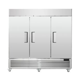 skyshalo commercial freezer 60.42 cu.ft reach in upright freezer 3 doors 12 shelves