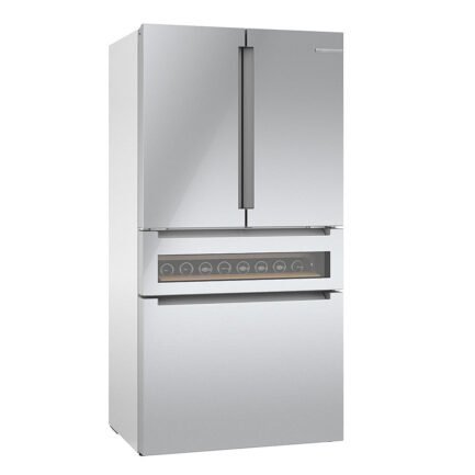 bosch – 800 series 20 cu. ft. 4 door french door counter depth smart refrigerator with beverage cooler drawer – stainless steel bosch – 800 series 20 cu. ft. 4 door french door counter depth smart refrigerator with beverage cooler drawer – stainless steel
