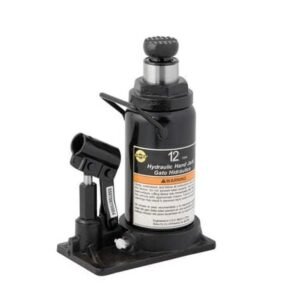 omega lift 10120 black hydraulic in line bottle jack – 12 ton capacity
