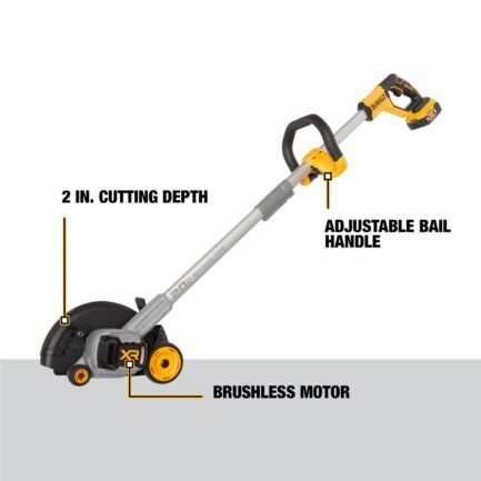 dewalt 20v max* brushless cordless edger kit dced400m1 from dewalt dewalt 20v max* brushless cordless edger kit dced400m1 from dewalt