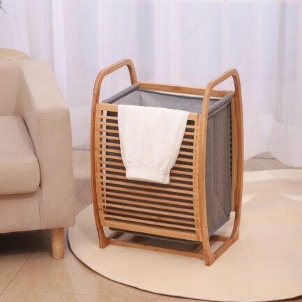 proman products cambridge light weight bamboo laundry hamper, basket with lid and handles, natural, 16 w x 14 d x 24 h proman products cambridge light weight bamboo laundry hamper, basket with lid and handles, natural, 16 w x 14 d x 24 h