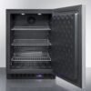 frost free built in undercounter all freezer for residential or commercial use, with stainless steel door, horizontal handle, and black cabinet frost free built in undercounter all freezer for residential or commercial use, with stainless steel door, horizontal handle, and black cabinet