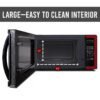 farberware fmo11ahtbkn 1.1 cu. ft. 1000 watt countertop microwave oven in metallic red farberware fmo11ahtbkn 1.1 cu. ft. 1000 watt countertop microwave oven in metallic red
