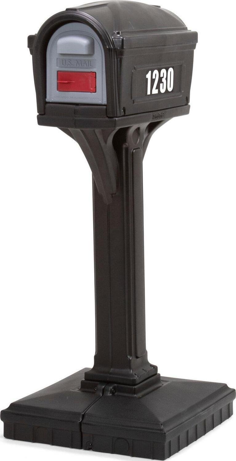 simplay3 dig free easy up classic black plastic mailbox simplay3 dig free easy up classic black plastic mailbox