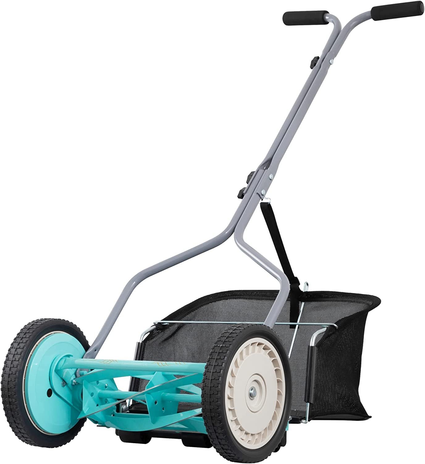 american lawn mower company 1304 14gc 14 inch 5 blade push reel lawn mower with grass catcher, mint american lawn mower company 1304 14gc 14 inch 5 blade push reel lawn mower with grass catcher, mint