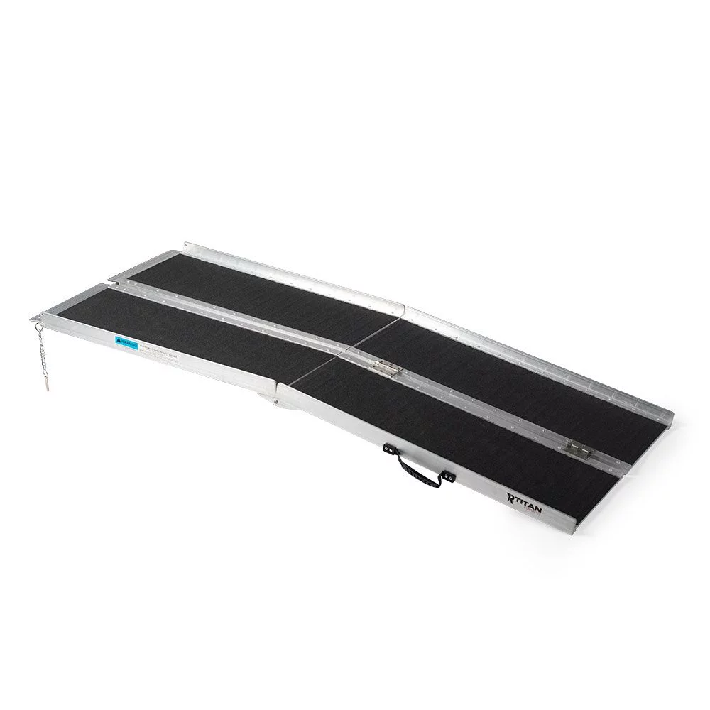 titan ramps 6′ multi fold aluminum wheelchair ramp – 600 lb. capacity titan ramps 6′ multi fold aluminum wheelchair ramp – 600 lb. capacity
