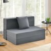 asdrfyu 6 inch folding sofa bed couch with pillow tri fold mattress with high density foam foldable floor couch with headrest portable guest bed with zippered & washable cover gre asdrfyu 6 inch folding sofa bed couch with pillow tri fold mattress with high density foam foldable floor couch with headrest portable guest bed with zippered & washable cover gre