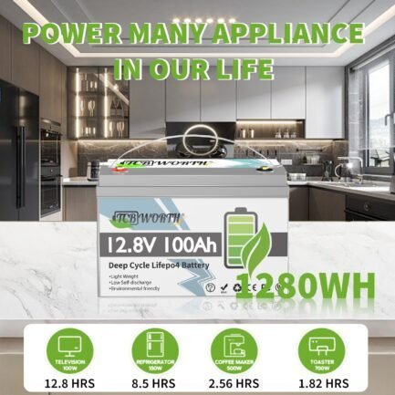 lifepo4 battery 12v 100ah with 10a charger,tcbworth battery,100a bms,10000+cycles, for rv,solar lifepo4 battery 12v 100ah with 10a charger,tcbworth battery,100a bms,10000+cycles, for rv,solar
