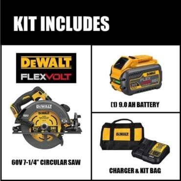 flexvolt 60v max* 7 1/4 worm drive style saw (9.0ah battery) kit dcs577x1 from flexvolt 60v max* 7 1/4 worm drive style saw (9.0ah battery) kit dcs577x1 from