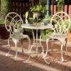 andover outdoor 3 piece aluminum bistro set andover outdoor 3 piece aluminum bistro set