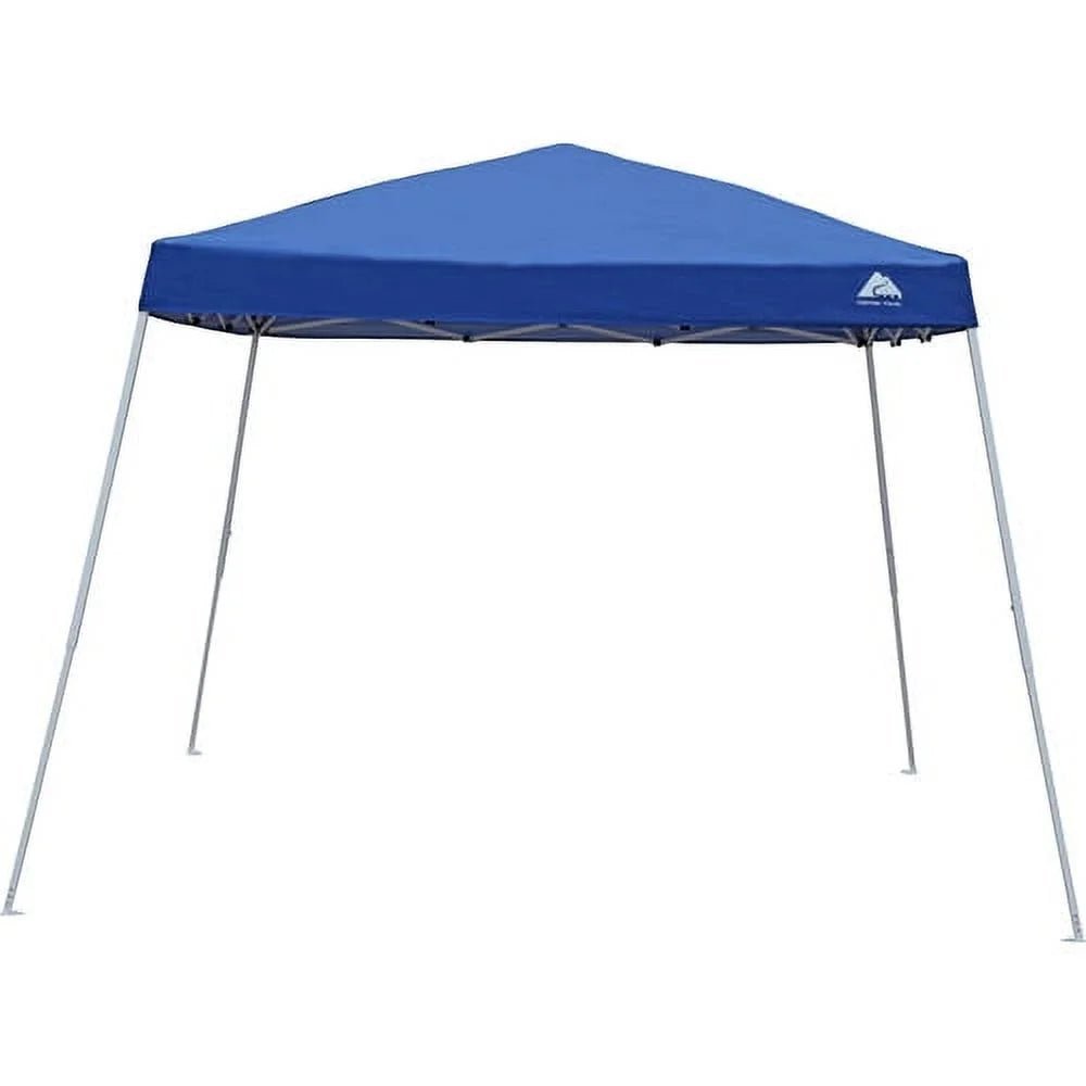 ozark trail 10′ x 10′ instant pop up slant leg canopy shading shelter, blue, outdoor canopy type ozark trail 10′ x 10′ instant pop up slant leg canopy shading shelter, blue, outdoor canopy type